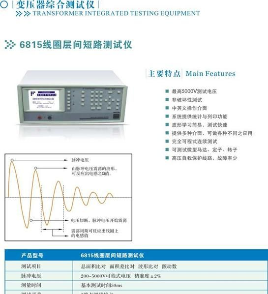 供应匝间绝缘测试仪