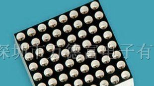 供应LED点阵模块管 3mm 8*8 共阳.阴.红色