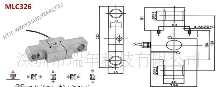 供应S型称重测力传感器MLC326