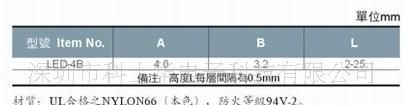KSH-0203 LED间隔柱