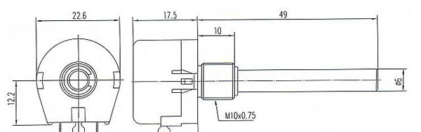 供应线绕电位器 WX118