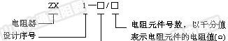 供应ZX1电阻器