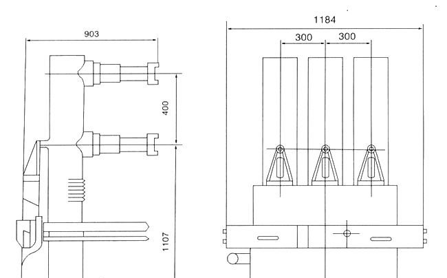 供应ZN85-40.5系列户内高压真空断路器(图)