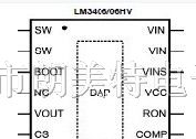 供应LM3406HVMHX是具备宽输入电压范围低参考电压