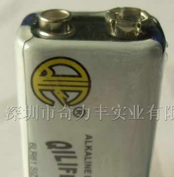 供应9V 碱性方形 6LR61电池