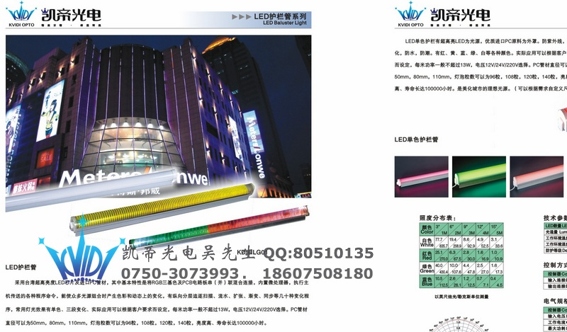 供应LED轮廓灯，数码管