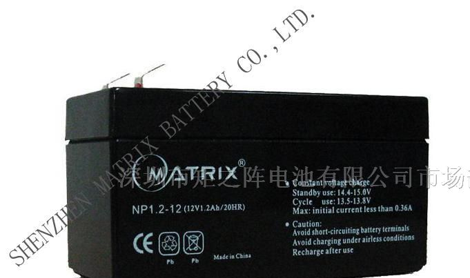 供应12V1.2Ah电子称电池，手电筒电源电池，LED灯电池