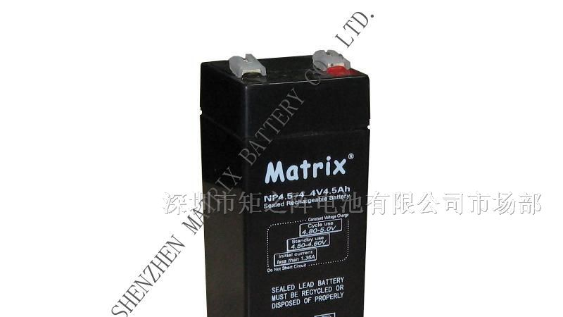 供应LED灯电池厂4V4.5AH应急灯电源电池，电子称电池