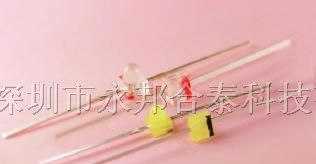 供应小蝴蝶红白双色LED发光二极管