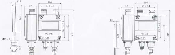 供应压力式温度控制器 WTZK-50C
