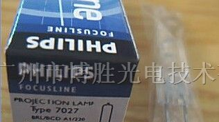 供应PHILIPS 7027 12V50W显微镜\投影仪用卤素灯泡米泡