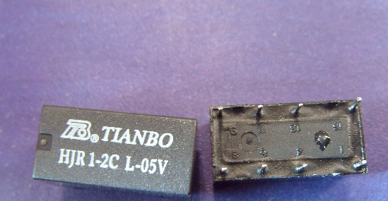 供应信号继电器HJR1-2CL-05V/20.3*9.8*11.8