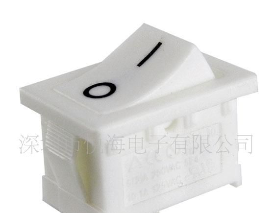UL大量白色库存船形开关翘板开关跷板开关