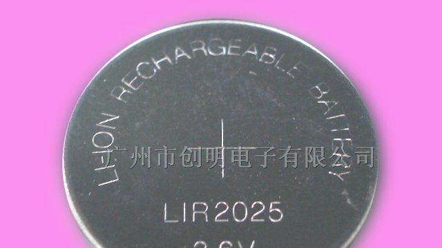 供应国产LIR2025可充纽扣锂电池