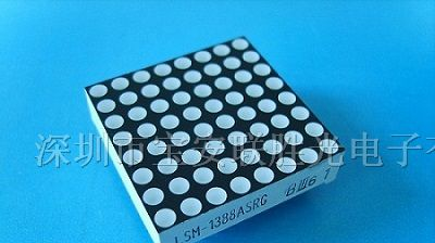 供应3.0点阵模块双色点阵模块1388点阵模块