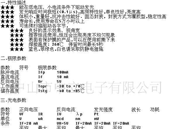 供应各种规格数码管