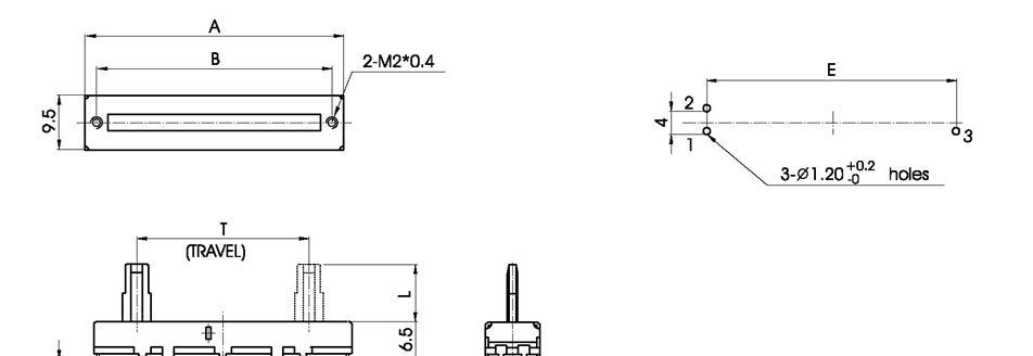 供应滑动电位器 推子电位器 均衡器推子