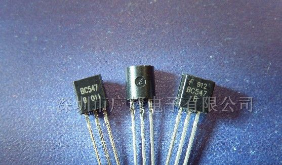 供45V,100mA NPN 开关三极管BC547