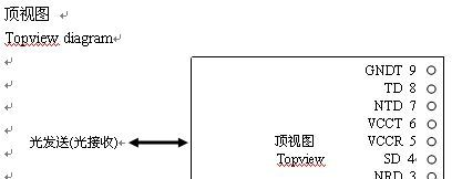 单纤双向155M PECL收发一体光模块