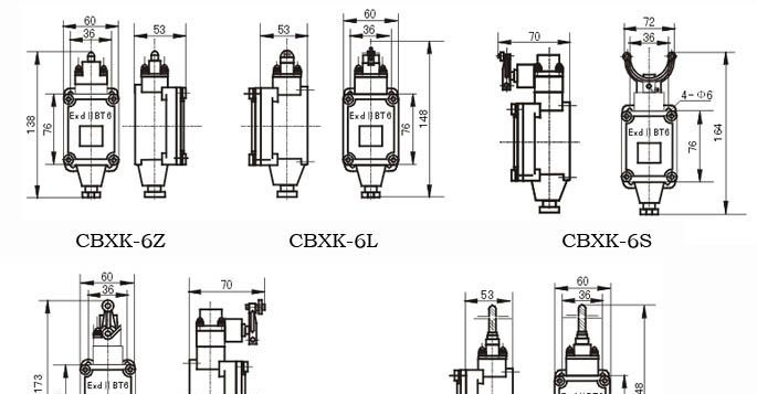 CBXK-6系列防爆行程开关
