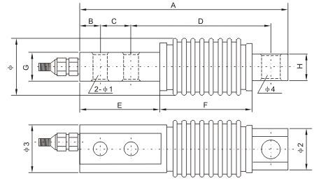 供应悬臂梁波纹管称重测力传感器
