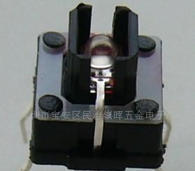 带灯轻触开关,可選LED ( 紅橙綠藍白...)