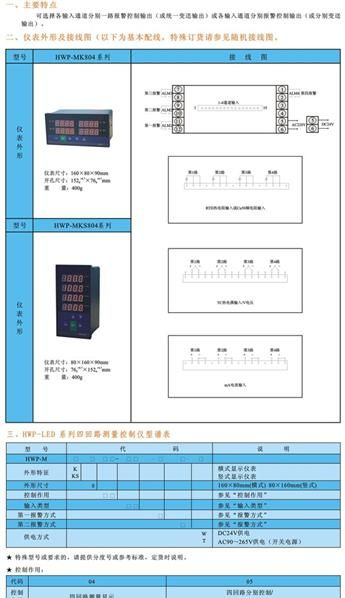 二路智能控制调节仪表