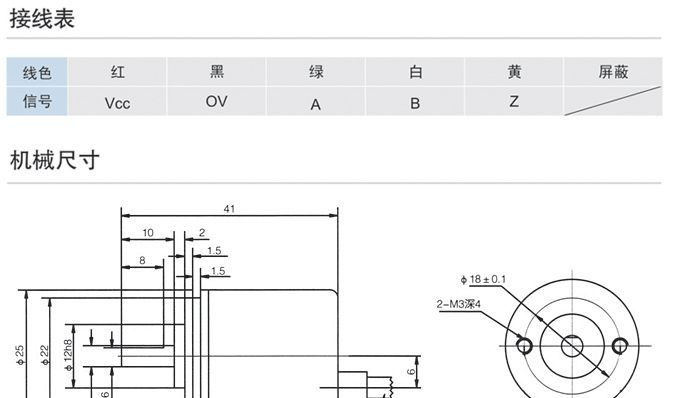 供增量旋转编码器空心编码器半空心编码器式编码器