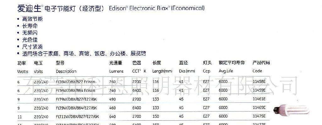 特价美国GE 电子节能灯管