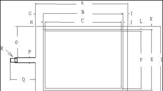 触摸屏-15英寸优质耐电阻触摸屏