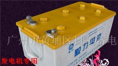 广州发电机电池配套，广州柴油发电机电池批发