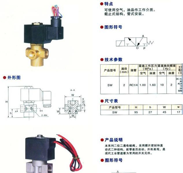 2微型二位二通电磁阀