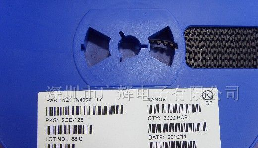 供应1n4007-T7 SOD-123整流二极管
