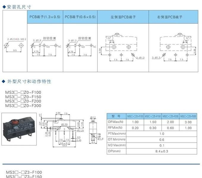 供应开关/防水微动开关/防水开关