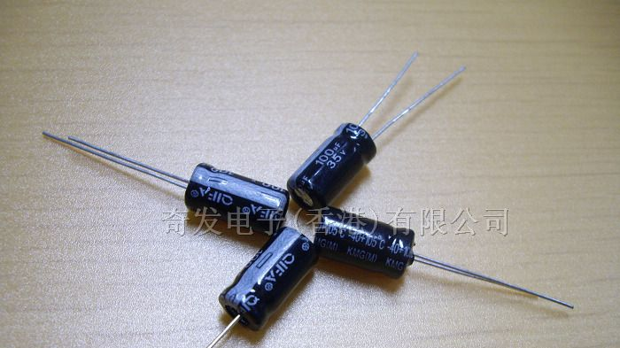 供应铝电解电容器 35V100UF 厂家直销