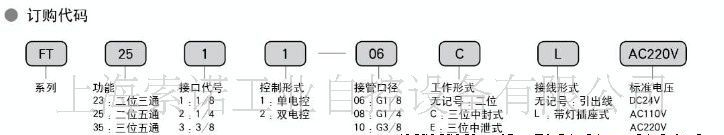 供应二位五通电磁换向阀FT2511-06