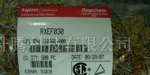 供应tyco保险丝rxef030