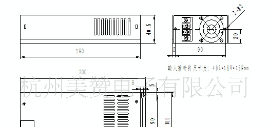 供应直流12V输入ATX电源100W