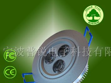 供应大功率LED筒灯PR-3*1WTA