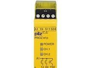 PILZ双手监控安全继电器，皮尔磁安全继电器，