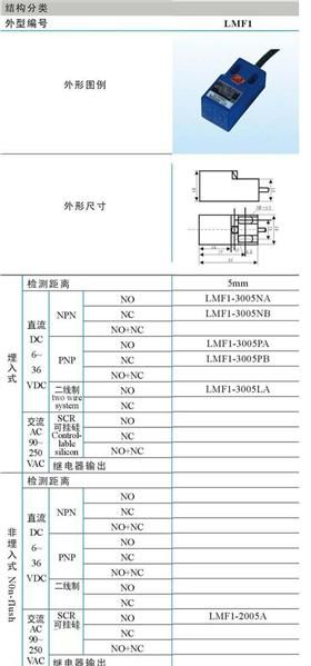 接近开关 传感器 方形