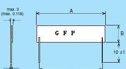 GHP1/2片式厚膜无感高频脉冲4KV高压电阻器