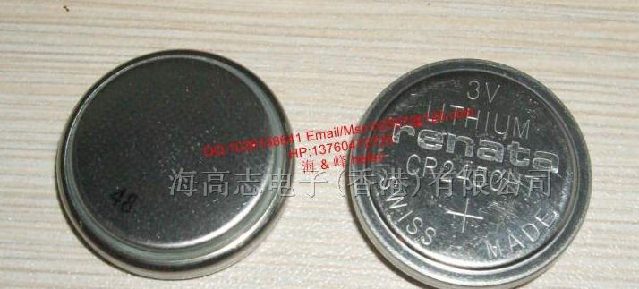 供应瑞士RENATA CR2450HT 125度高温电池