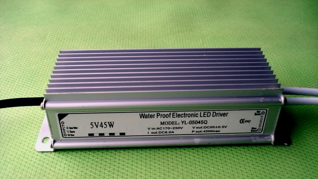 供应LED防水电源5V45W