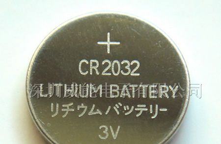 供应3.3V锂锰电电池CR2032 高容量电池