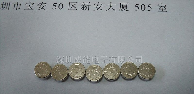 厂家供应AG3/LR41电池，无汞无铅，环保，氧化银
