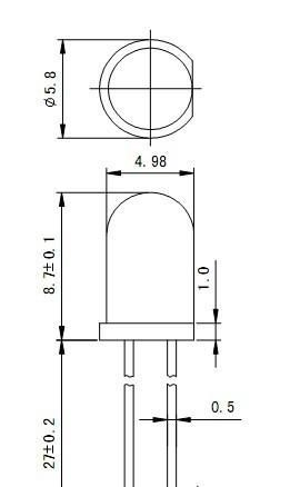 供应5MM红外线LED发射管，940红外灯