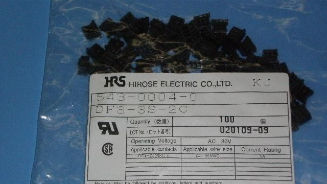 供应HRS连接器 DF3-3S-2C