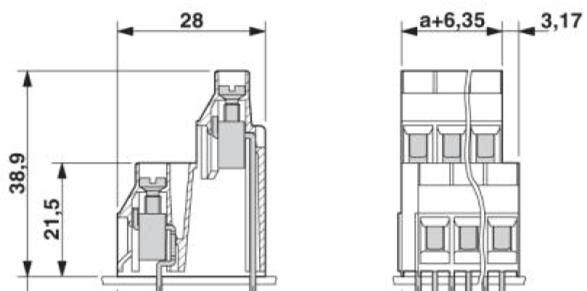 欧式接线端子/PCB接线端子/螺钉式接线端子