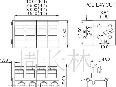 电子镇流器端子/福州接线端子/按压式接线端子